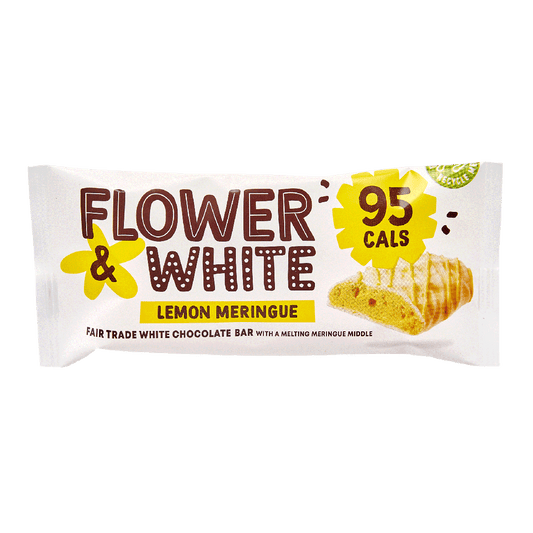 Flower & White Meringue Bar 12x20g Lemon