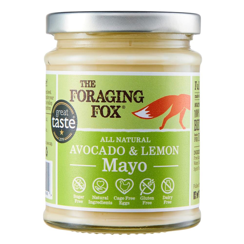 The Foraging Fox Avocado & Lemon Mayo 240g, The Foraging Fox