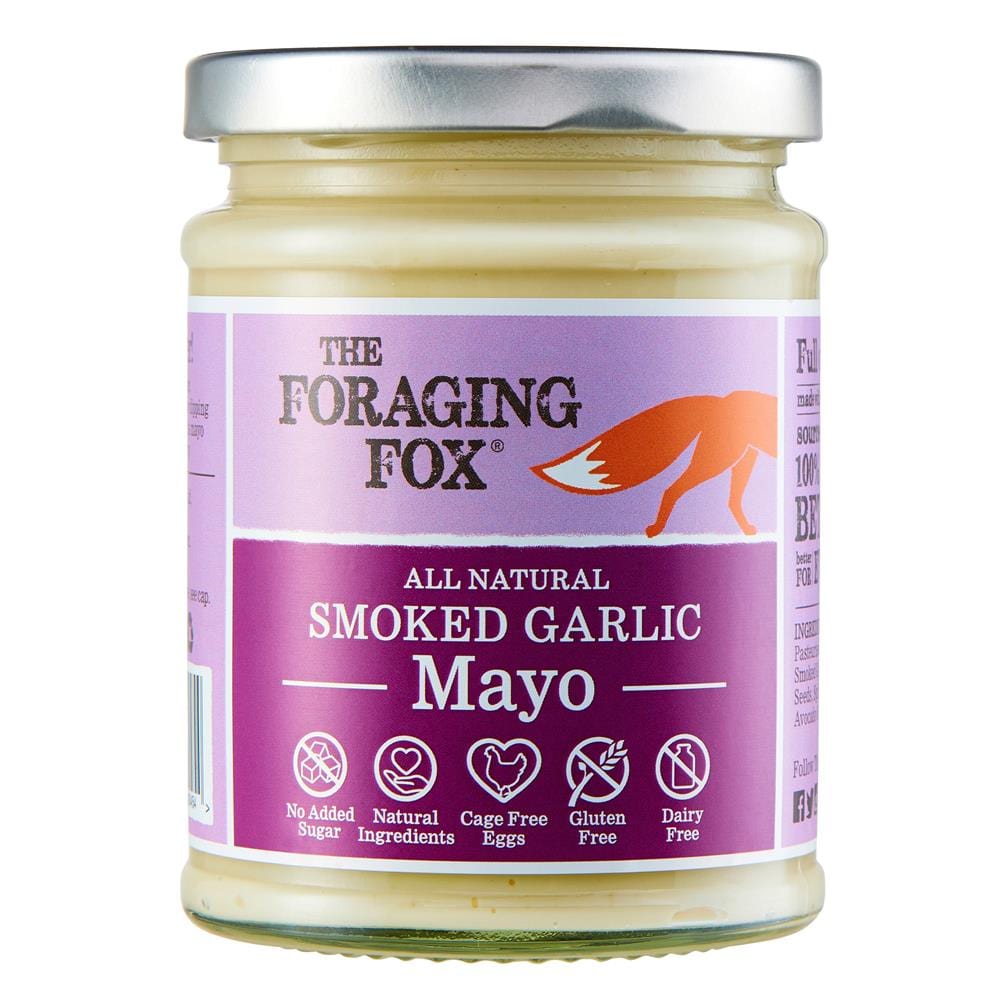 The Foraging Fox Smoked Garlic Mayo 240g, The Foraging Fox