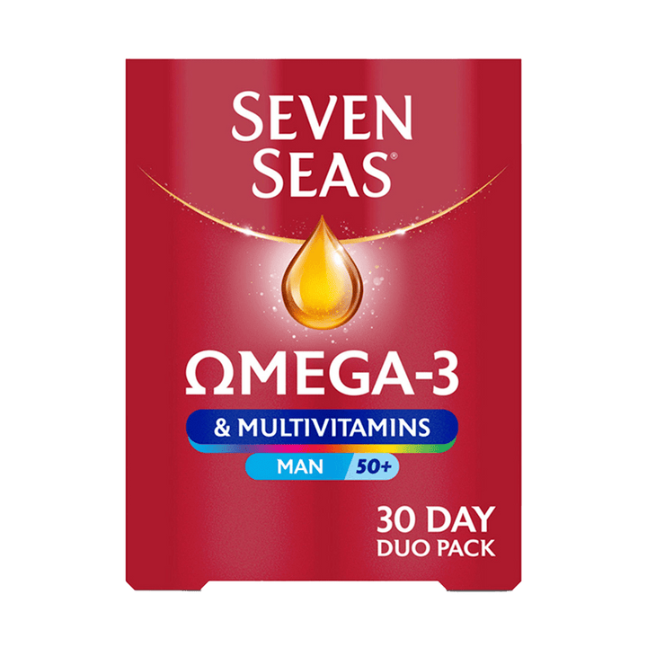 Seven Seas Omega 3 & Multivitamins Man 50+ Pack of 30 Duo - welzo