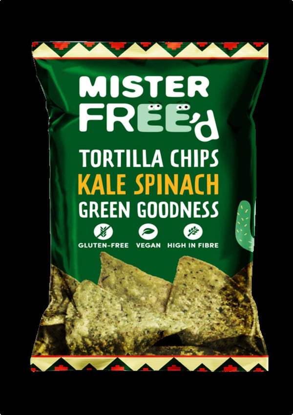 Tortilla Chips with Kale and Spinach 135g, Freed Foods