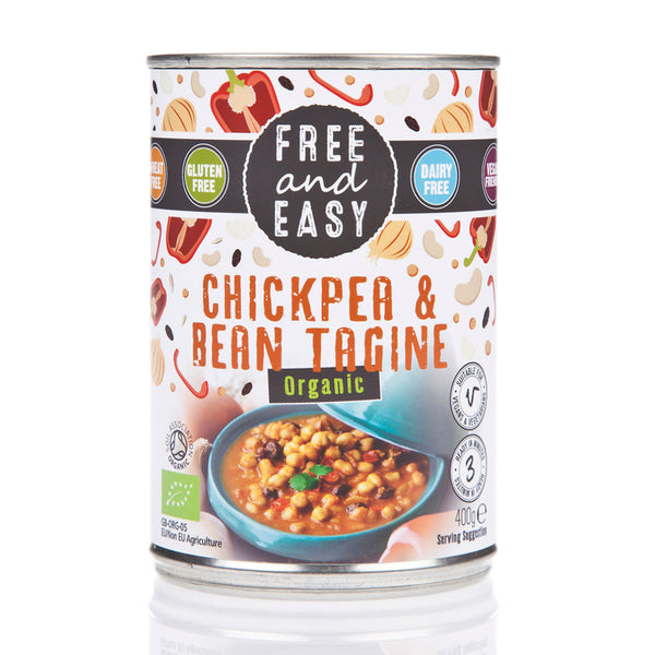 Organic Chickpea & Bean Tagine 400g, Free Natural