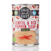 Organic Lentil Red Pepper Soup 400g, Free & Easy