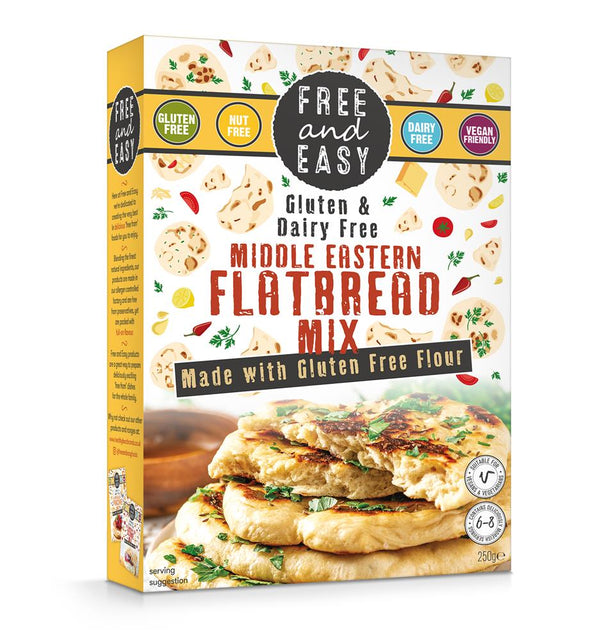 Middle Eastern Flatbread Mix 250g, Free & Easy