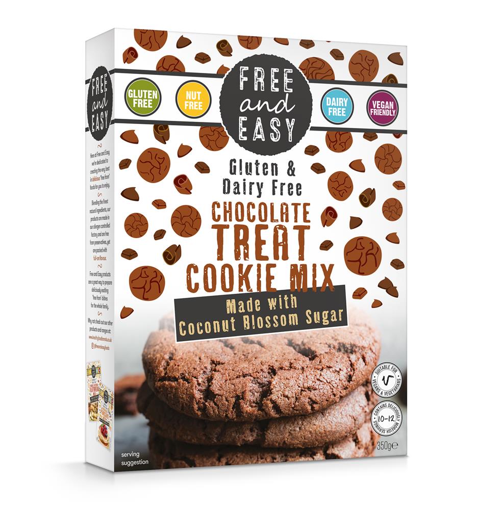 Chocolate Treat Cookie Mix 350g, Free & Easy