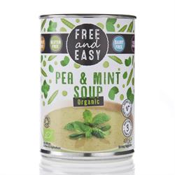 Organic Pea and Mint Soup 400g, Free & Easy