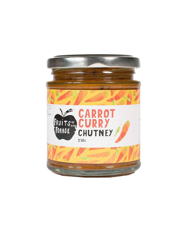 Carrot Curry Chutney 200g, Fruits of the Forage