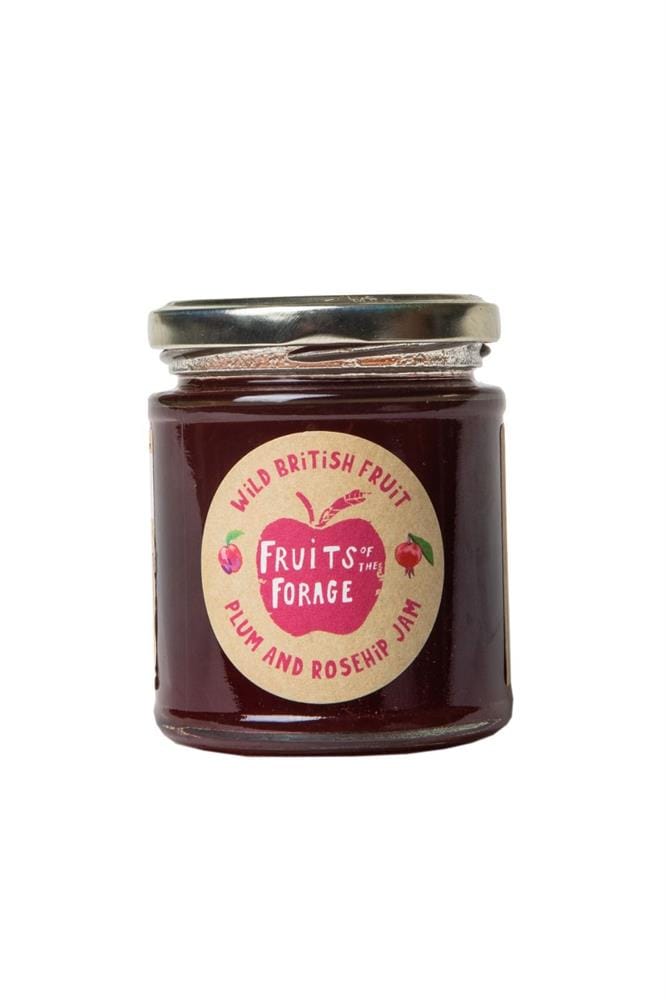 Früchte der Futterpflaumenmarmelade mit wilden Rosemien 210g