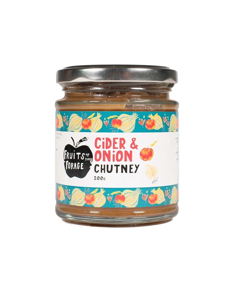 Herefordshire Cider & Onion Chutney 200g, Fruits of the Forage