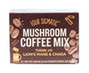 Mushroom Coffee with Lions Mane & Chaga 10 Sachets, Four Sigma Foods