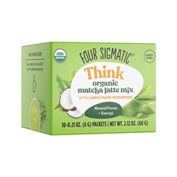 Organic Matcha Latte with Maitake 10 Sachets, Four Sigma Foods