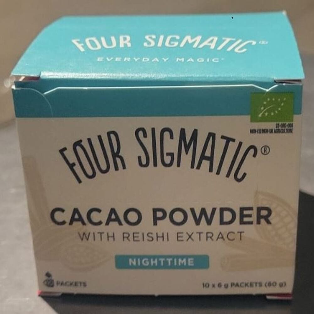 Four Sigmatic Organic Calm Cacao With Reishi Mushroom 10 Sachets, Four Sigma Foods