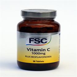 Vitamin C 1000mg+Bioflavonids 90 Tablets, FSC