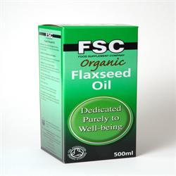 Organic Flaxseed Oil 500ml, FSC