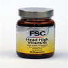 Head High Hair Vitamins & Minerals 30 Capsules, FSC