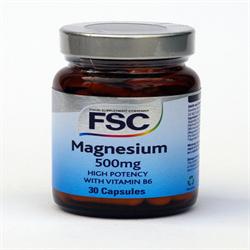 Magnesium 500 30 Capsules, FSC