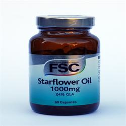 Starflower Oil 1000mg 60 Capsules, FSC