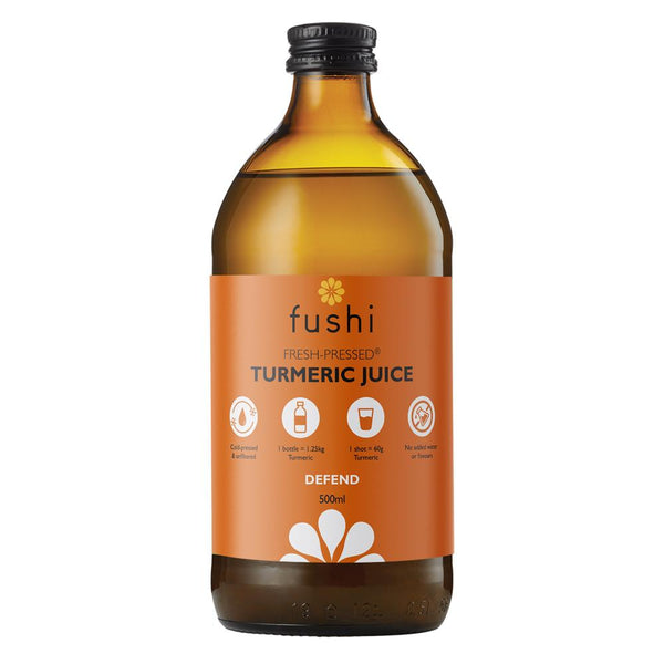 Turmeric Juice 500ml, Fushi Wellbeing