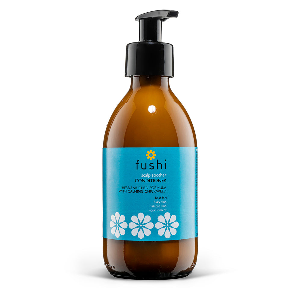 Scalp Soother Herbal Conditioner 230ml Glass Bottle, Fushi Wellbeing