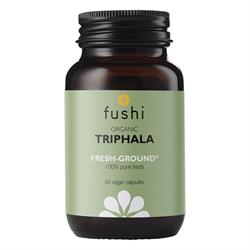 Triphala Capsules Organic 60 Veg Caps, Fushi Wellbeing