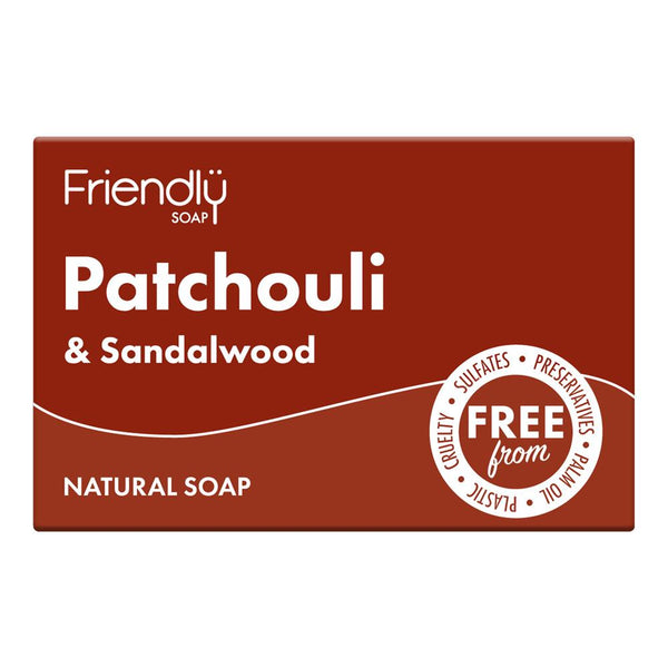 Patchouli and Sandalwood Soap 95g, Friendly Soap