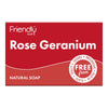 Rose Geranium Soap 95g, Friendly Soap