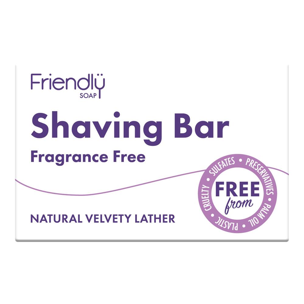 Shaving Bar - Fragrance Free 95g, Friendly Soap