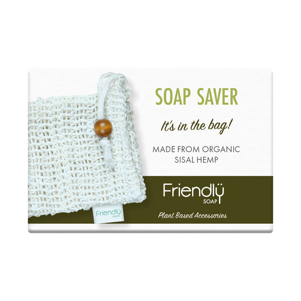 Organic exfoliating hemp-sisal soap saver 1 unit, Friendly Soap