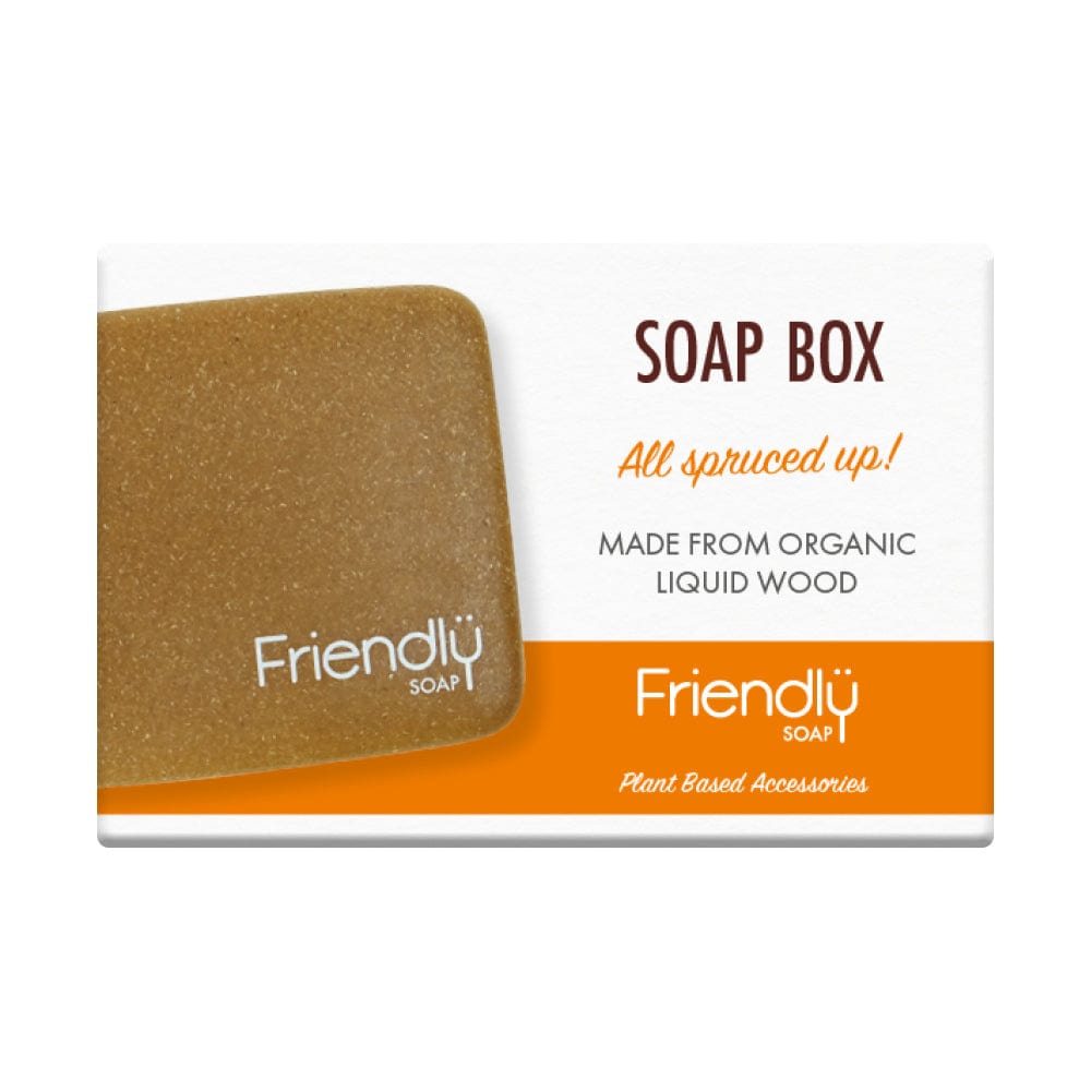 Plastic-replacing durable and biodegradable travel box for soap, Friendly Soap