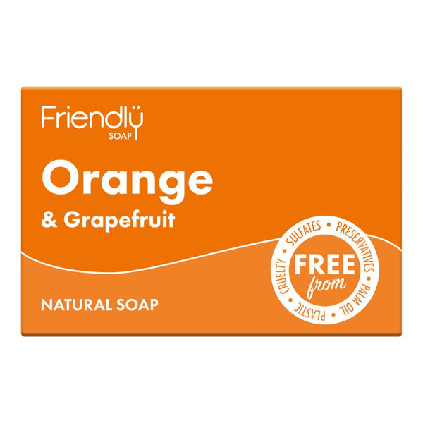 Orange & Grapefruit Soap 95g, Friendly Soap