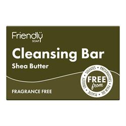 Shea Butter Cleansing Bar 95g, Friendly Soap