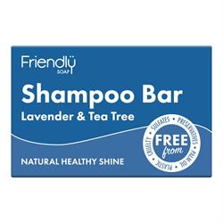 Shampoo Bar - Lavender & Tea Tree 95g, Friendly Soap