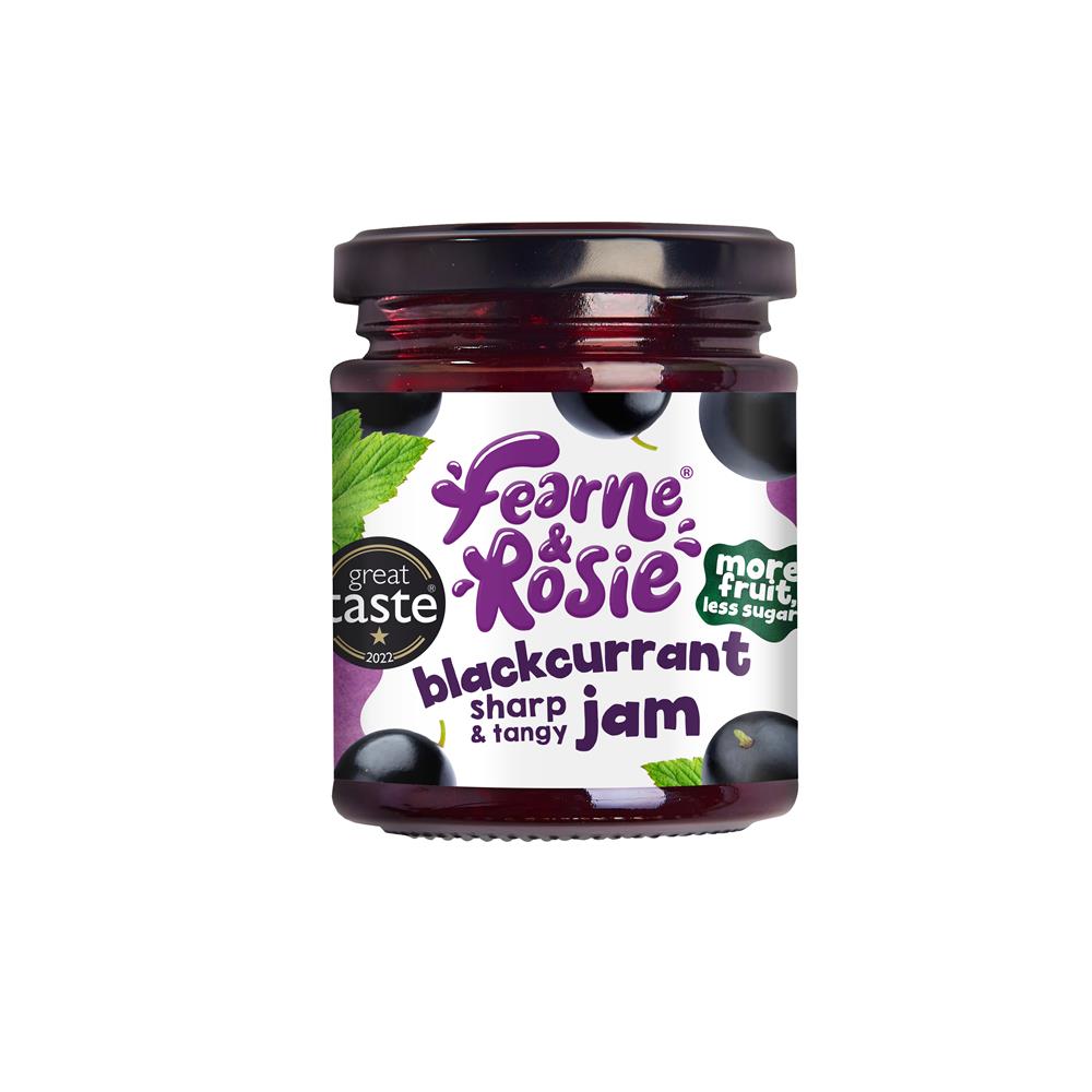 Fearne & Rosie Reduced Sugar Blackcurrant Jam 300g, Fearne and Rosie