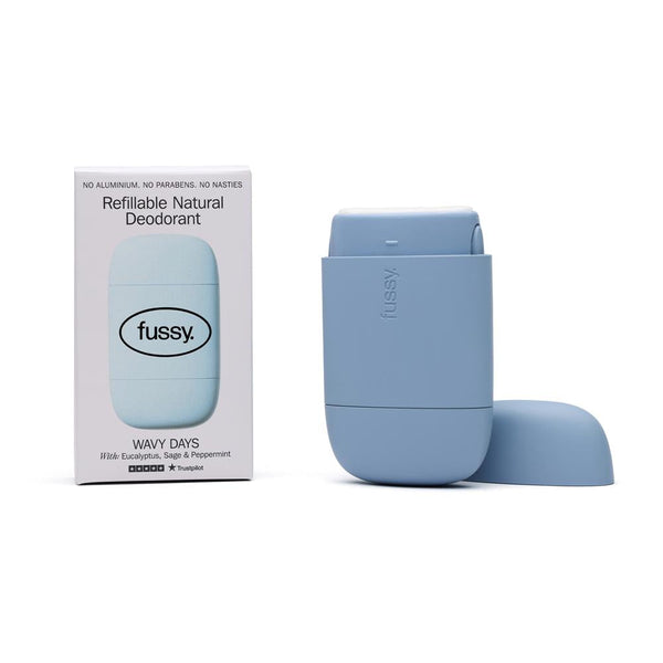 Fussy Refillable Natural Deodorant Wavy Days 40g, Fussy