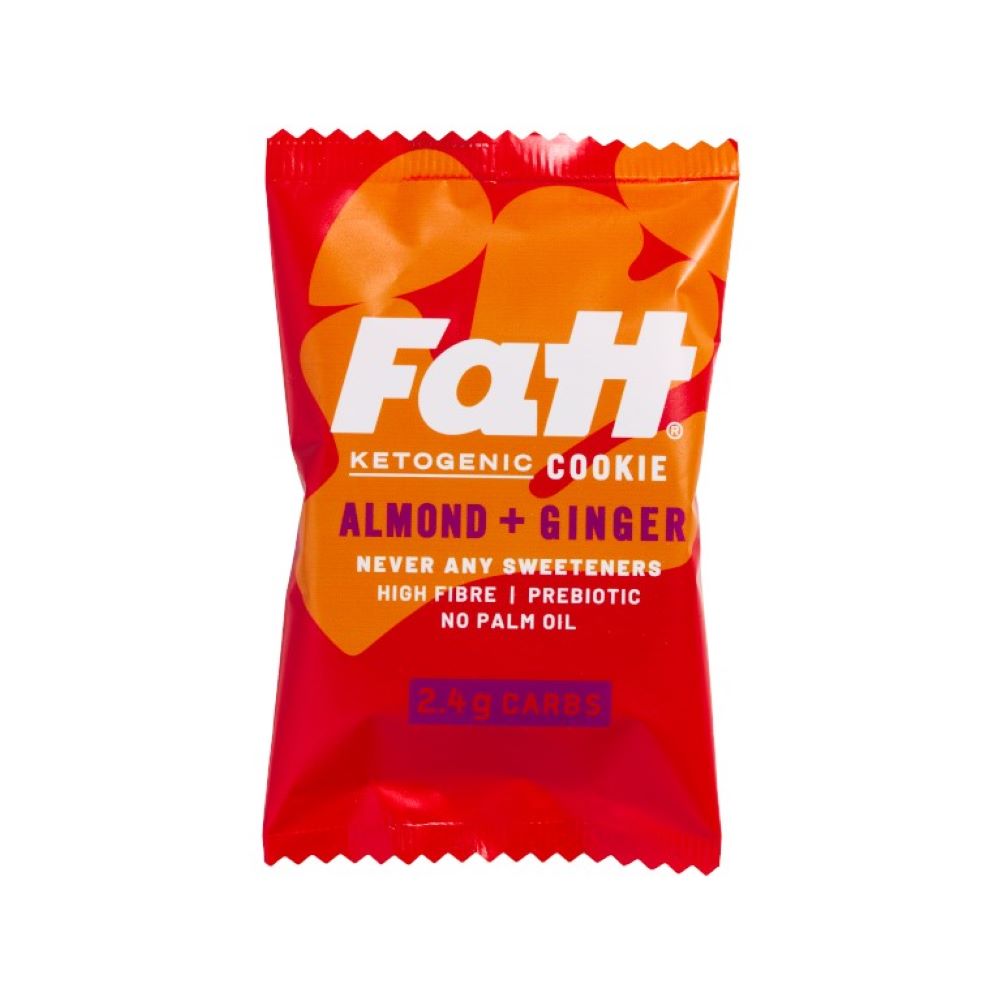 Almond & Ginger Cookie 30g, Fattbar