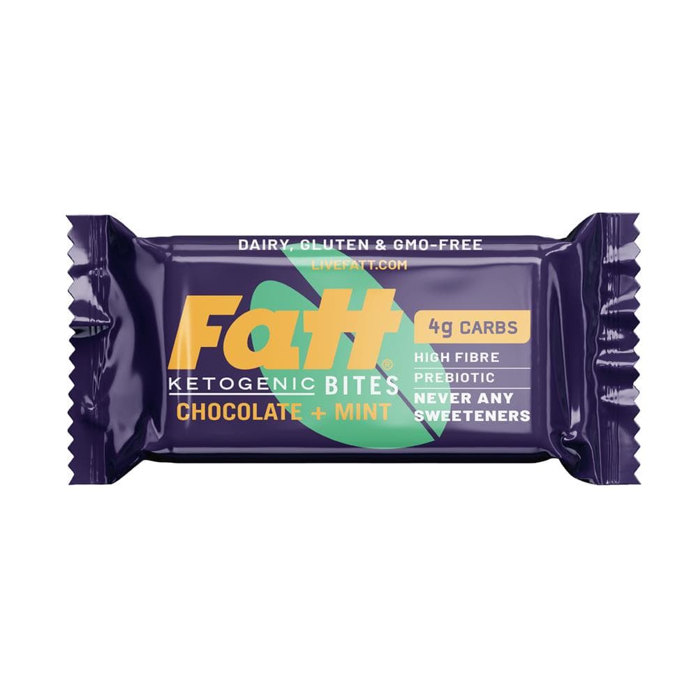 Chocolate & Mint Keto Bites 35g, Fattbar