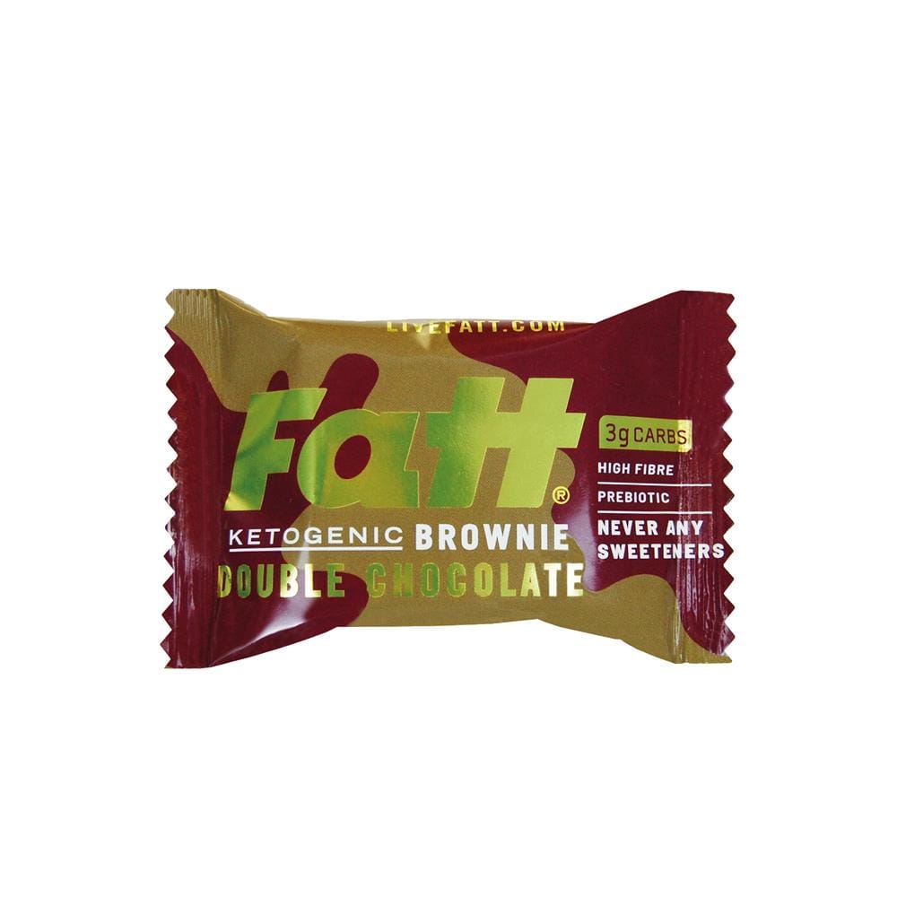 Double Chocolate Keto Brownie 40g, Fattbar