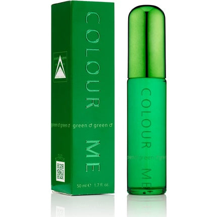 COLOUR ME Green Perfume for Men 50ml Eau de Toilette Luxury Fragrance Mens Aftershave Long Lasting by Milton-Lloyd