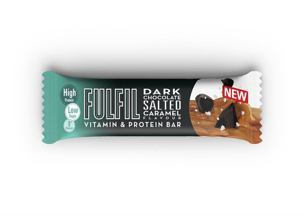 Fulfil Dark Salted Caramel Bar 55g, Fulfil