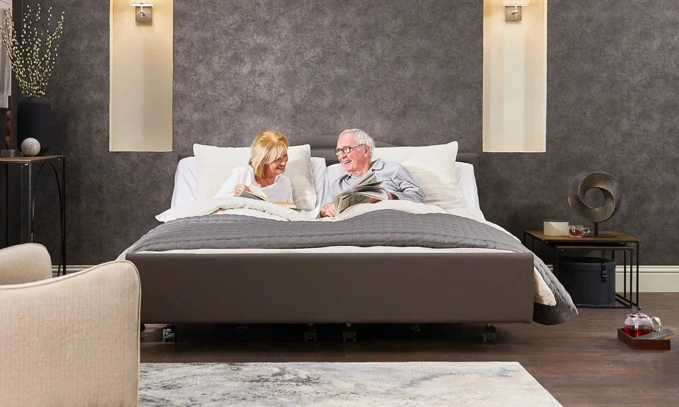 Comfort Comfort Dual Profiling Letto - letto gemello regolabile elettrico per coppie con controllo indipendente e regolazione dell'altezza