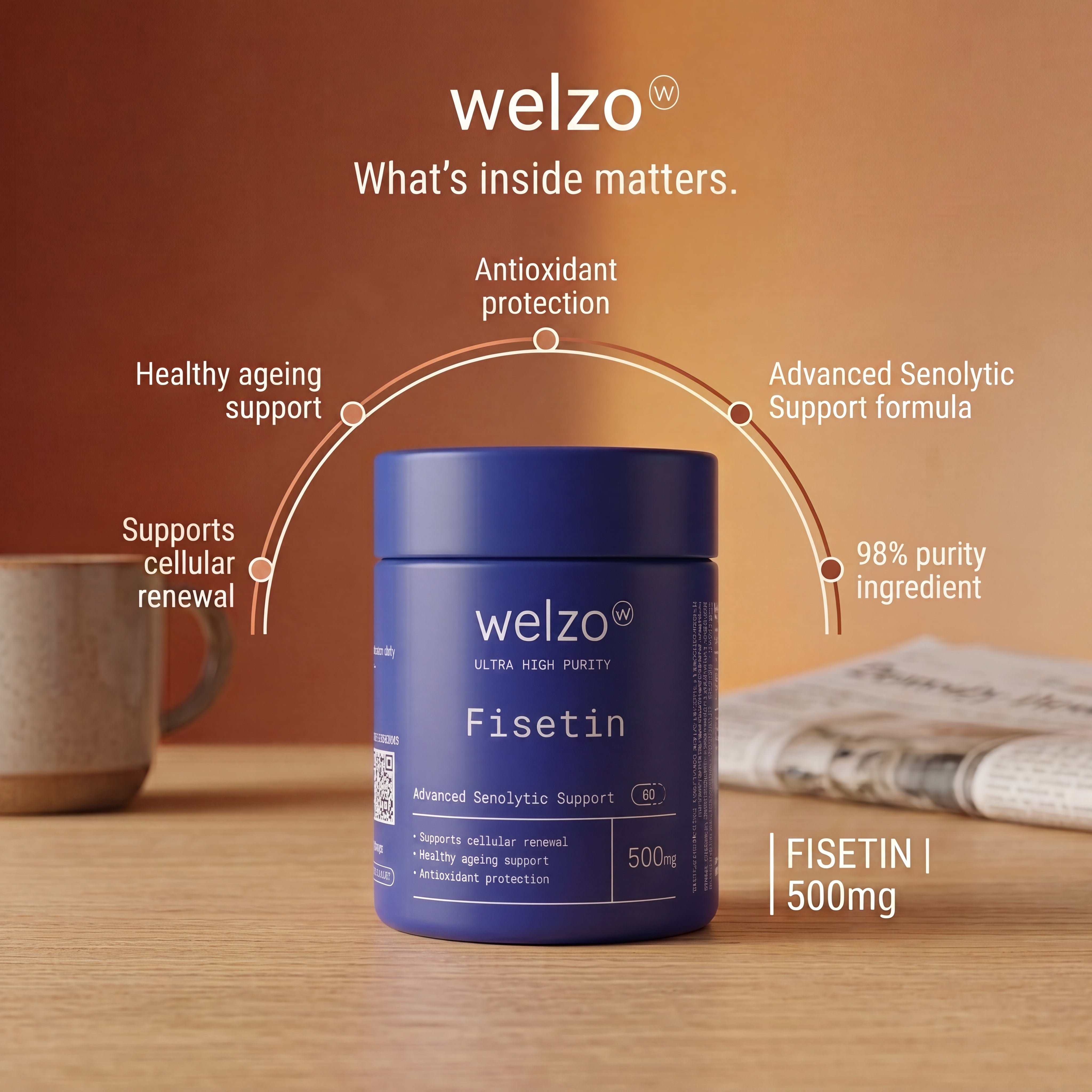 Welzo Ultra Purity Fisetin 500