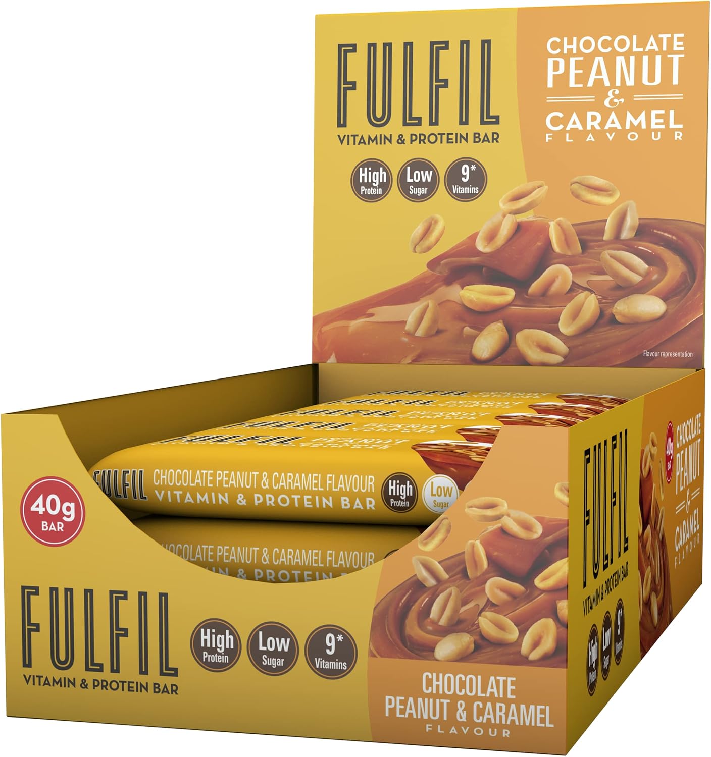 Erfüllen Sie Erdnuss und Karamell 40G