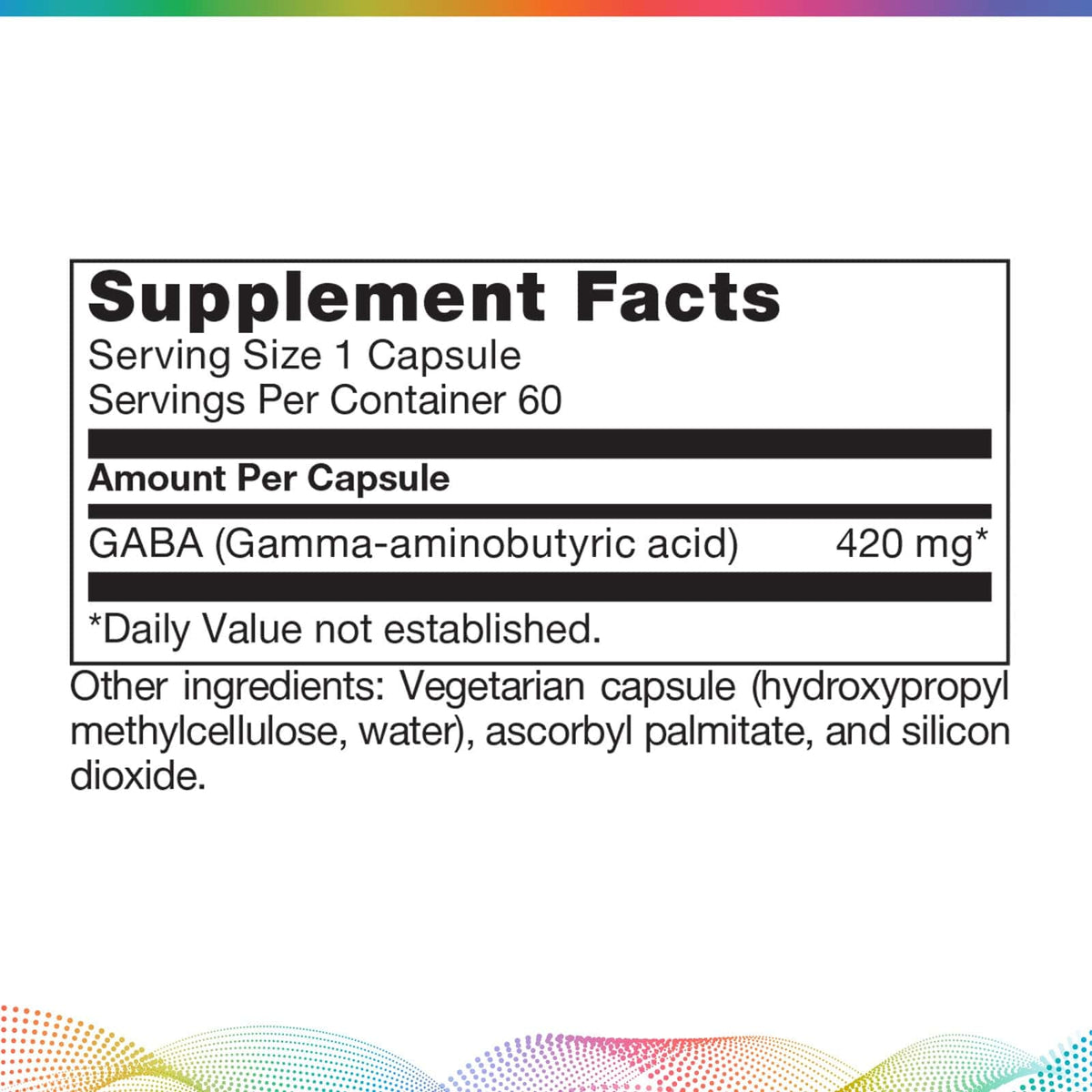 New Beginnings GABA 420mg – 60 Capsules – image 2
