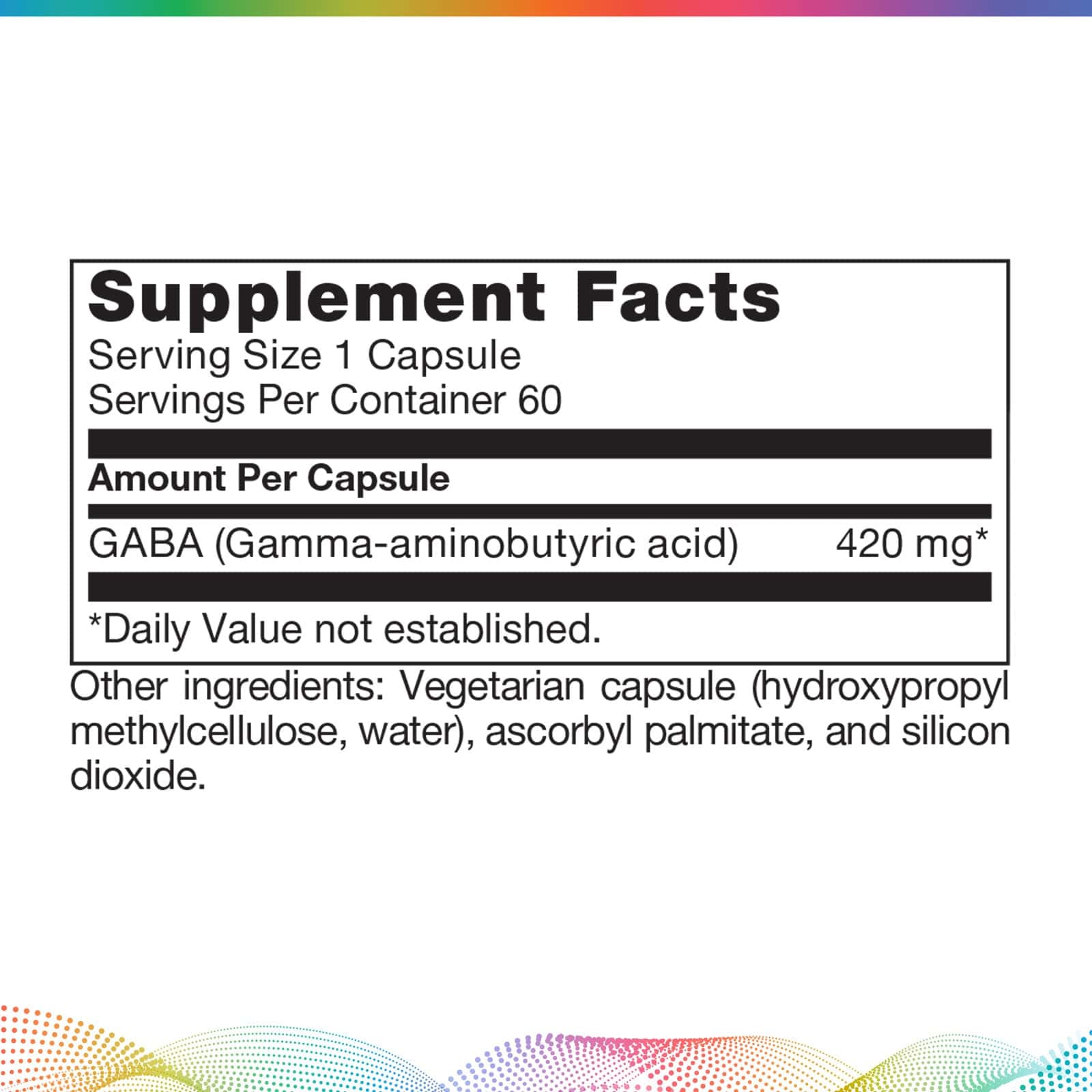 New Beginnings GABA 420mg – 60 Capsules – image 2