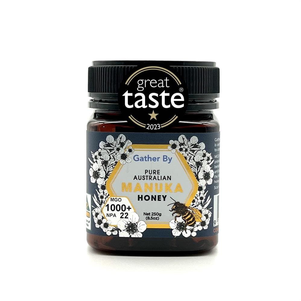 Gather By Australian Manuka Honey 1000+MGO 250g, GATHERBY