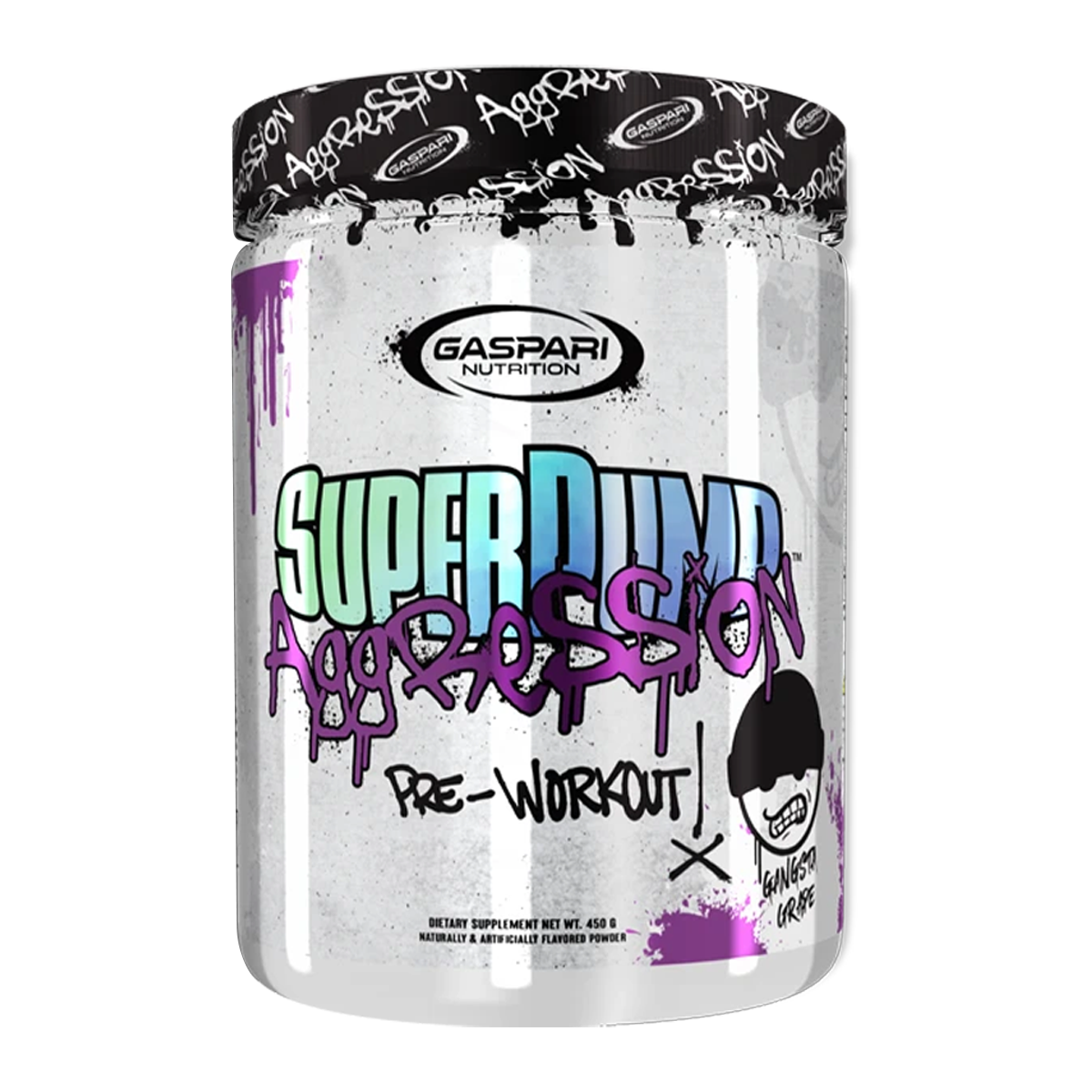 Gaspari Nutrition SuperPump Aggression 450g Gangsta Grape