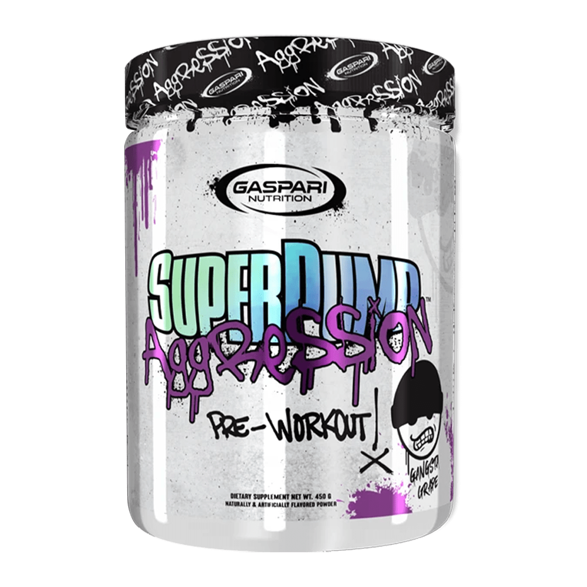 Gaspari Nutrition SuperPump Aggression 450g Gangsta Grape