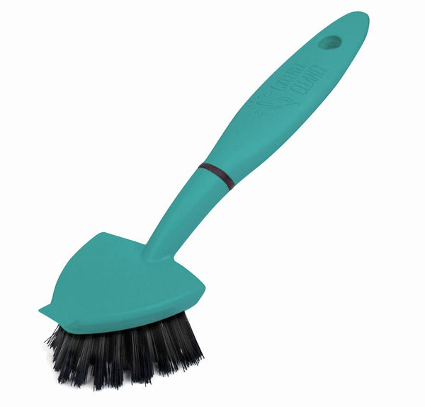 Pot & Pan Brush Turquoise 1 Unit, Greener Cleaner