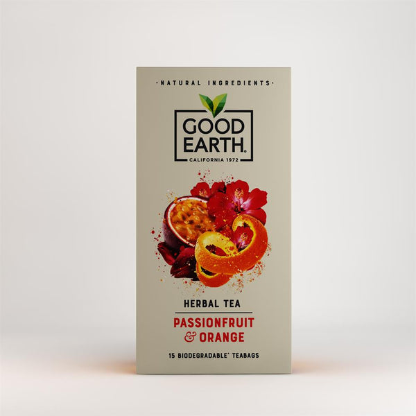 Good Earth Passionfruit and Organge 15 teabags, Good Earth