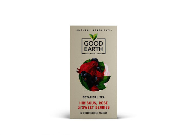 Good Earth Hibiscus Rose & Sweet Berries 15 teabags, Good Earth